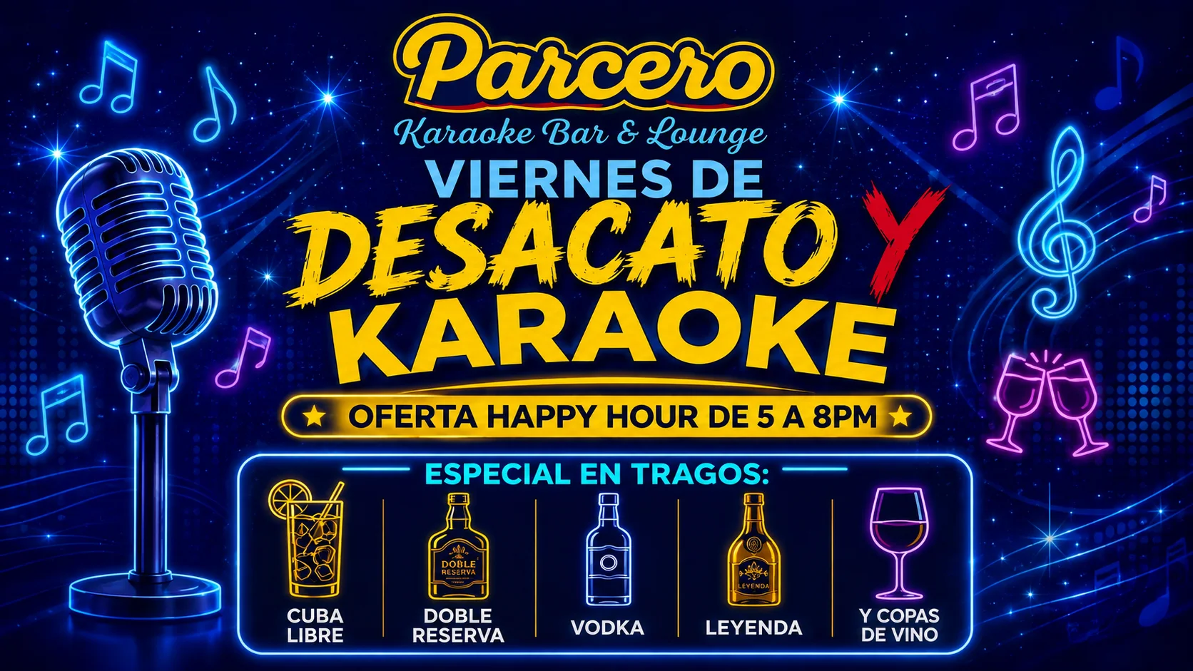 Viernes de Desacato y Karaoke